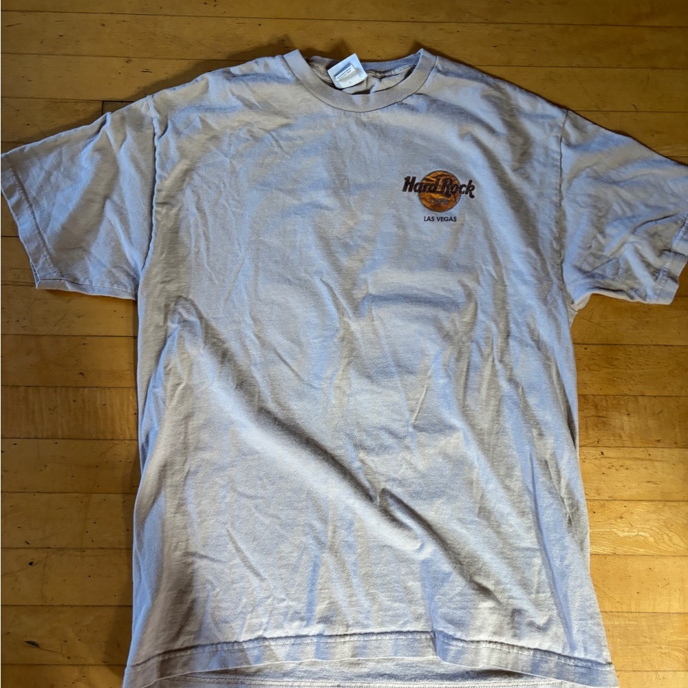 Hard Rock Cafe Beige Short Sleeve Tee
